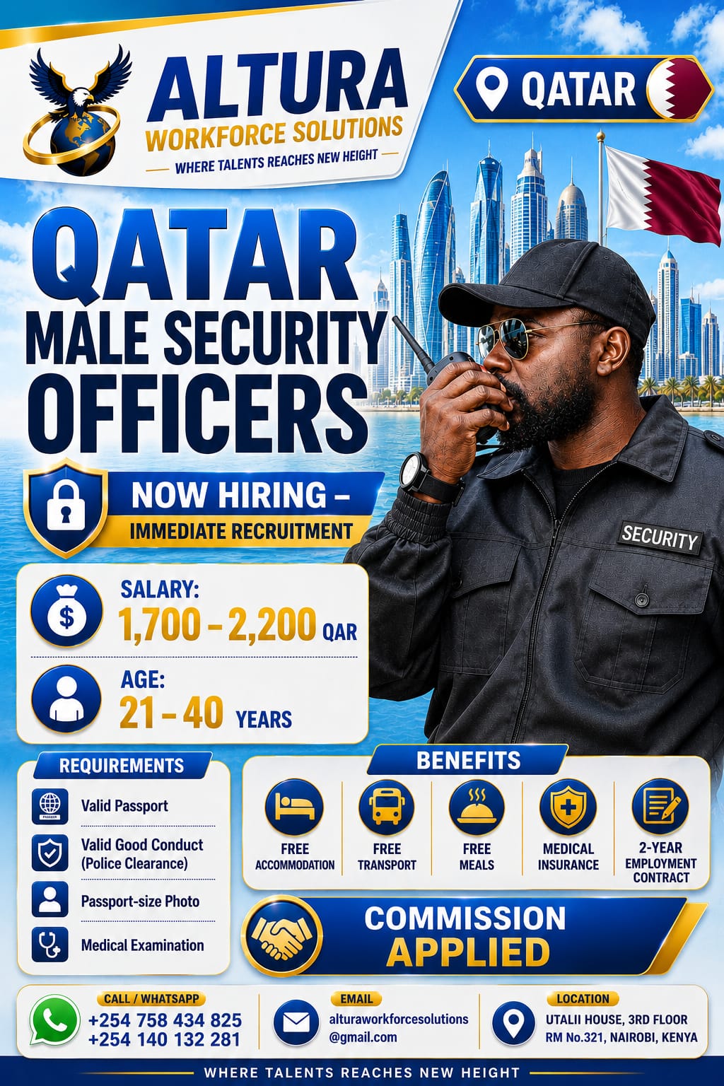 Male Security Officer